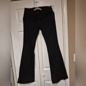 J Brand Dark Denim Flare Jeans